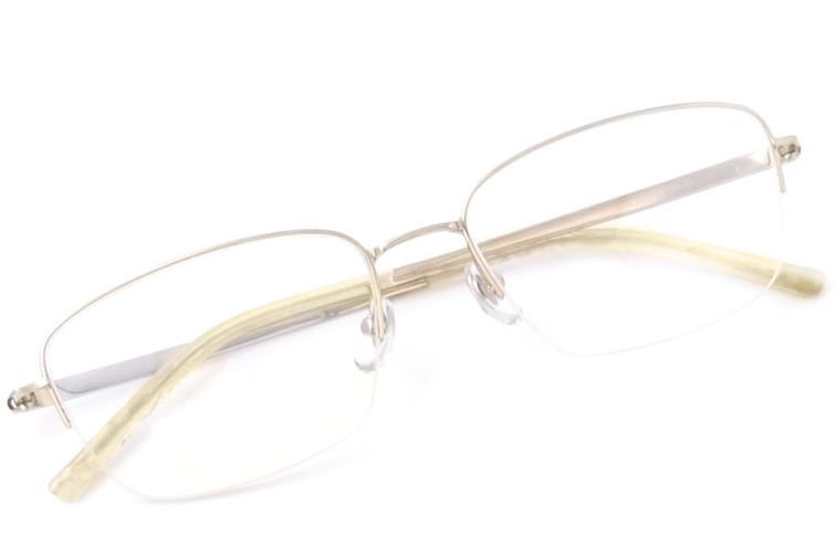 Gafas de titanio dorado semi al aire #BS2419-0025