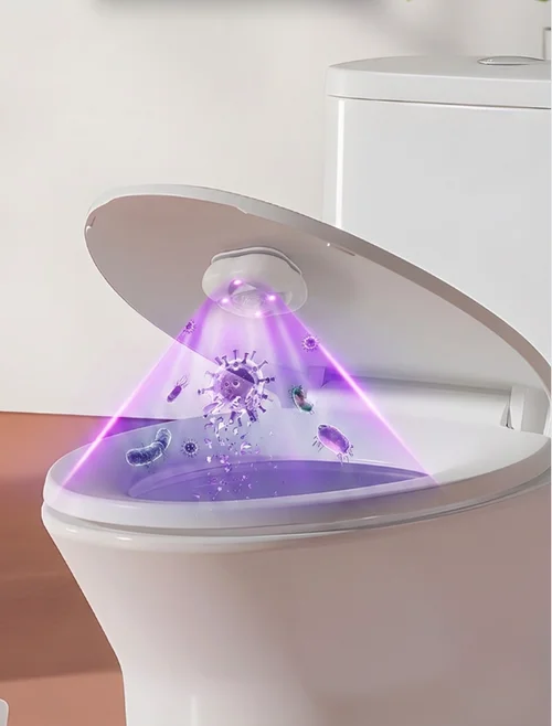 Antivirus RGB waterdichte UV-toiletsterilisatielamp met automatische nachtverlichting en bewegingssensor