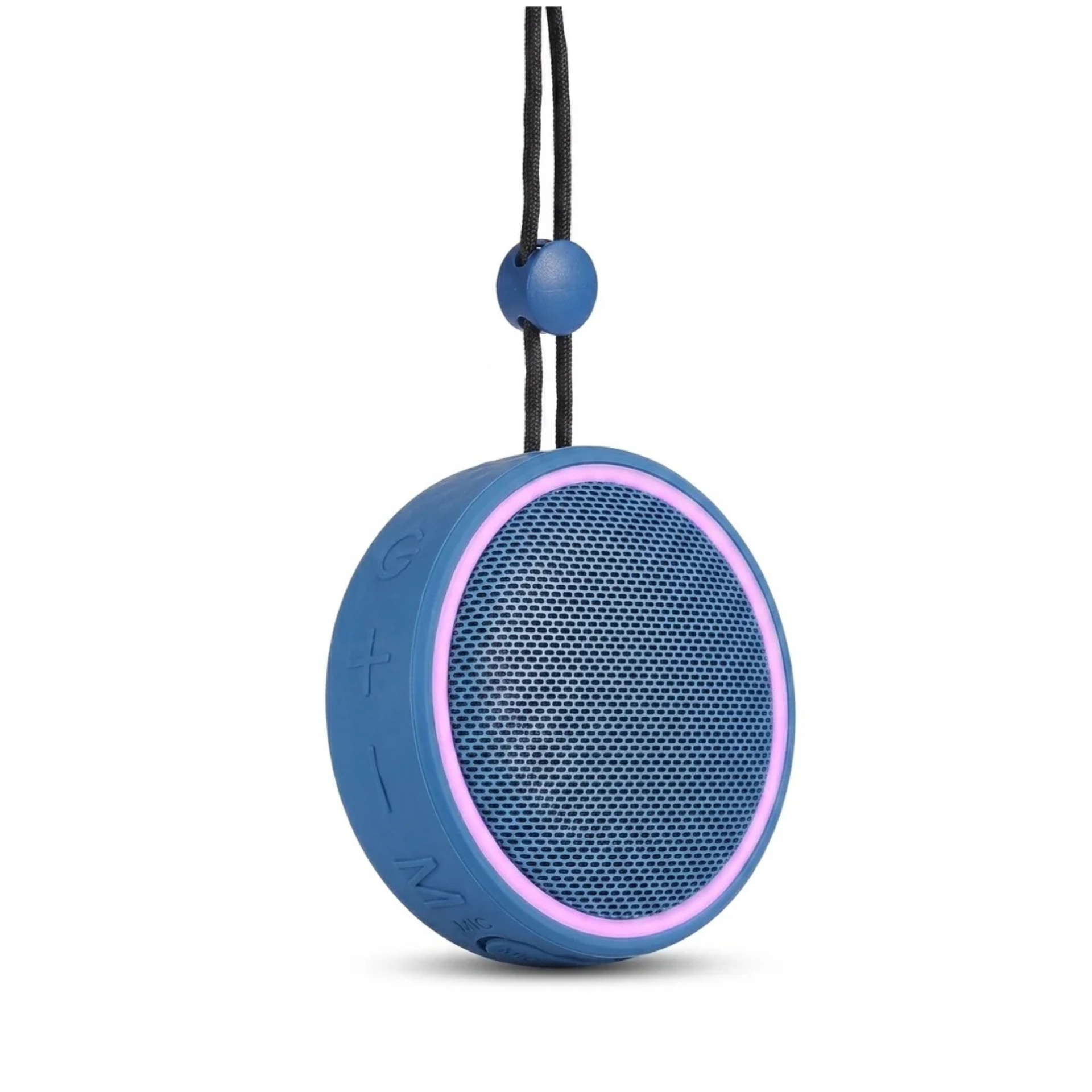 Portable Bluetooth Speaker with RGB Lights & Carry Strap (Magnetic Model)