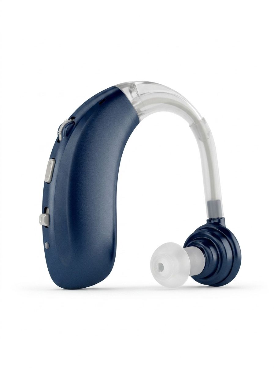 A-360B Blue Bluetooth Hearing Aid with 50H Battery & 3 Noise Modes - 6 Volume Levels #26240008