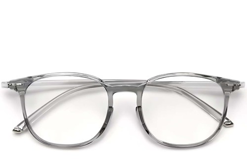 Rectangular Grey TR90 Glasses #BS0423-0040