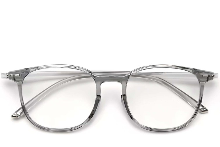 Gafas rectangulares grises TR90 #BS0423-0040
