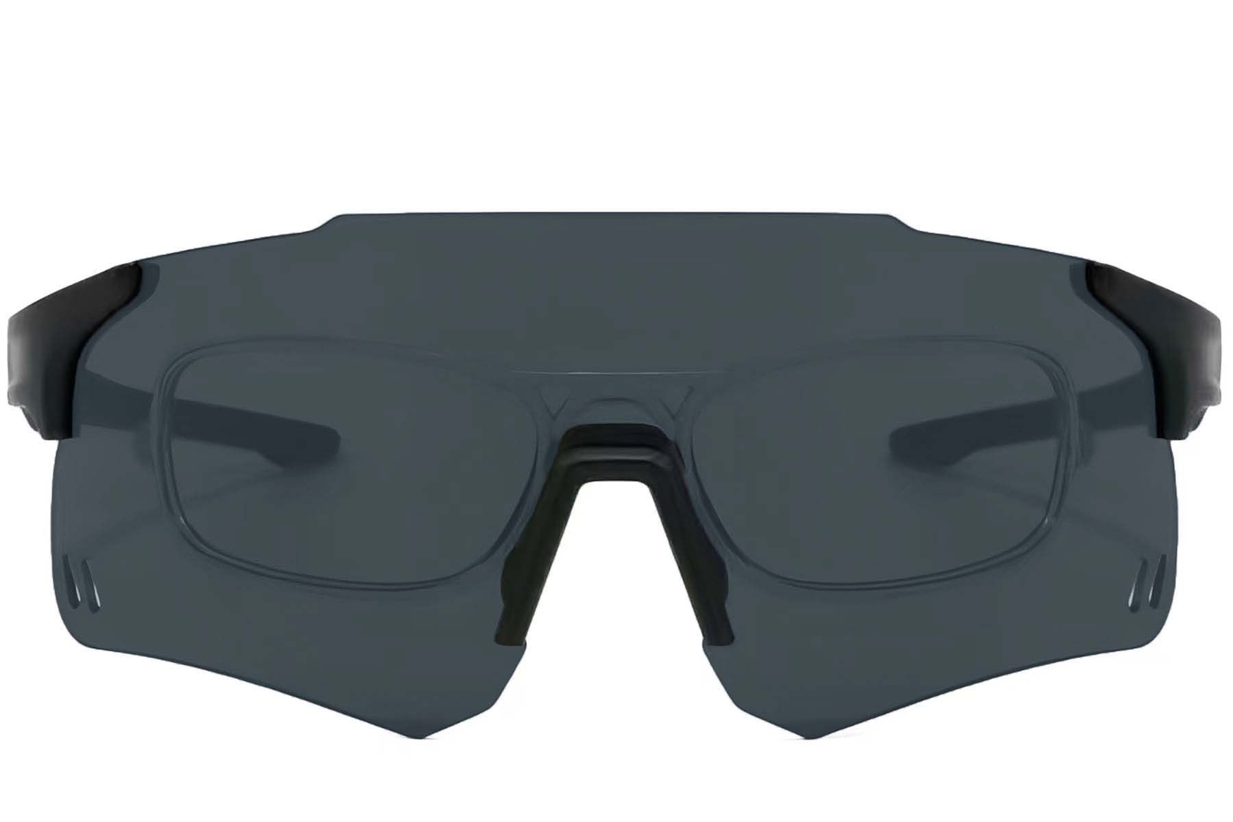 Aviator Black Plastic Sunglasses #BS2426-0001