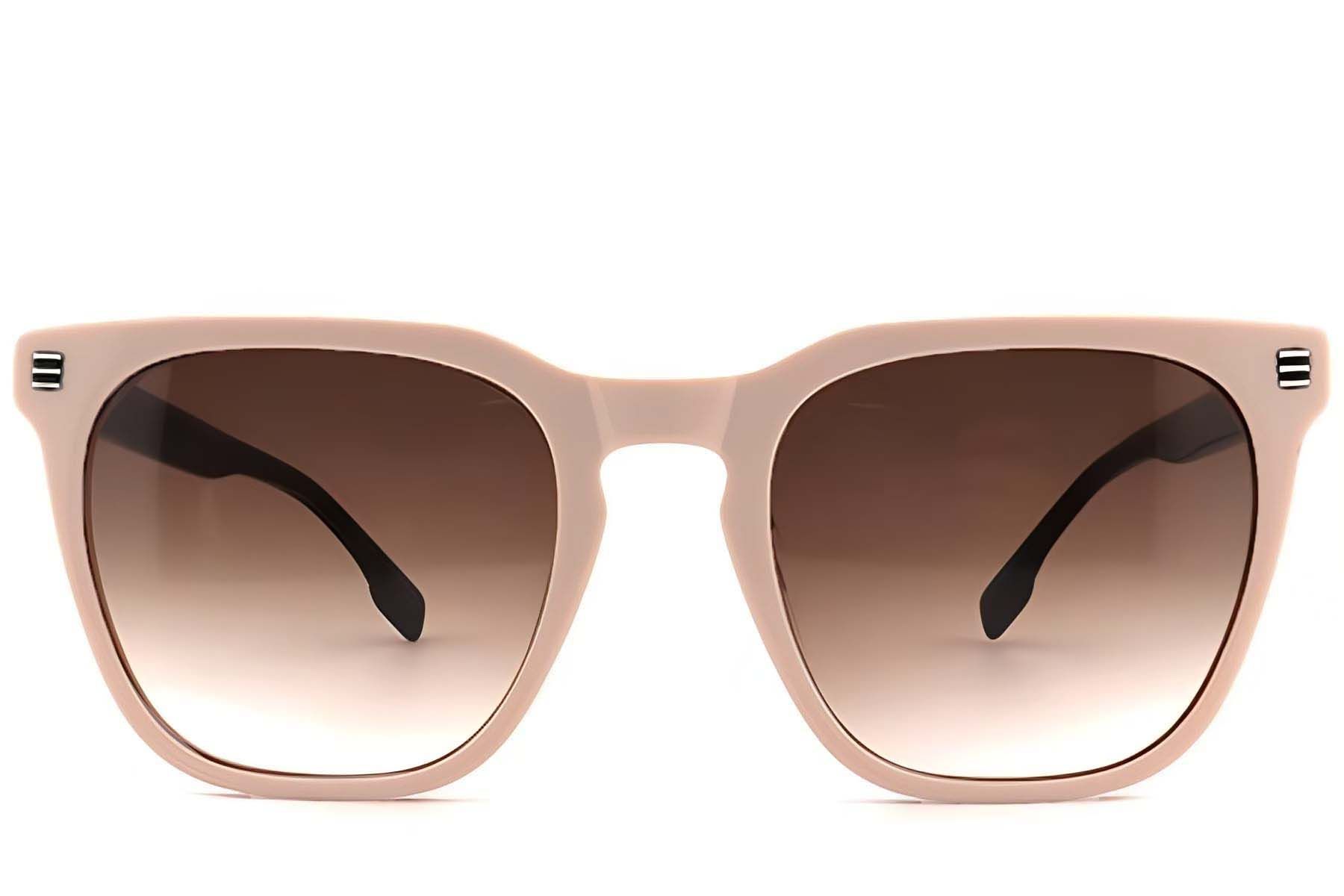 Rectangular Cream Acetate Sunglasses #BS2012-1219