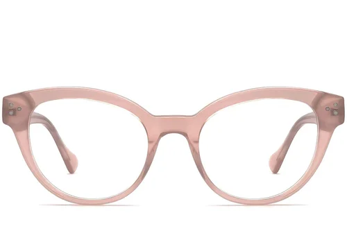 Lunettes en acétate rose papillon #BS218-0646