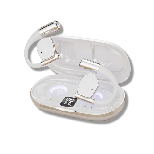 Wireless Open-Ear TWS Earbuds with LED Battery Display Model#M111
