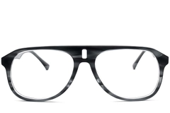 Aviator Grey Acetate Glasses #BS2012-0255