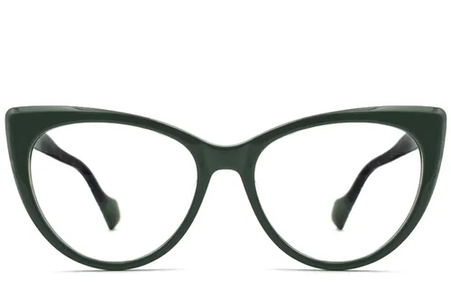 Lunettes papillon en acétate vert #BS2012-0170