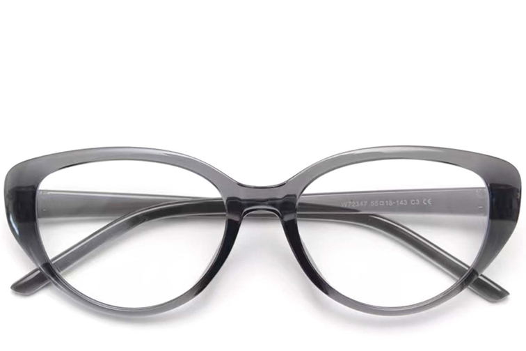 Oval Grey TR90 Glasses #BS0423-0008