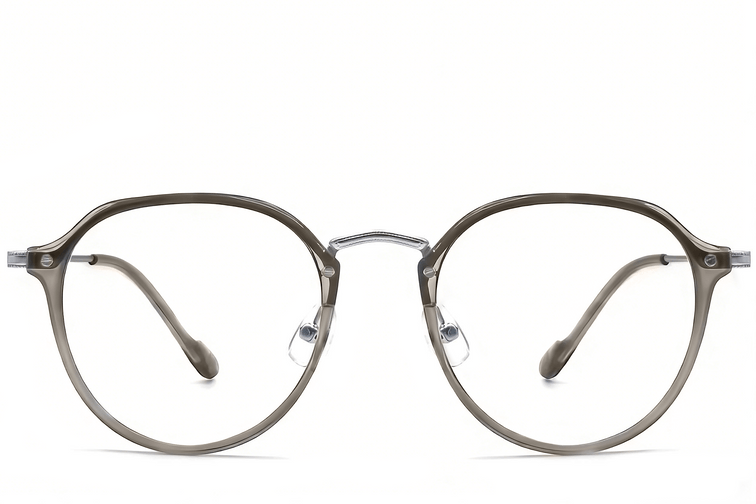 Lunettes ovales grises TR90 #BS1913-0275