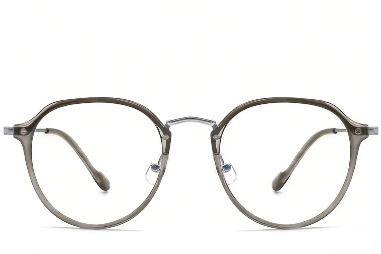 Oval Grey TR90 Glasses #BS1913-0275