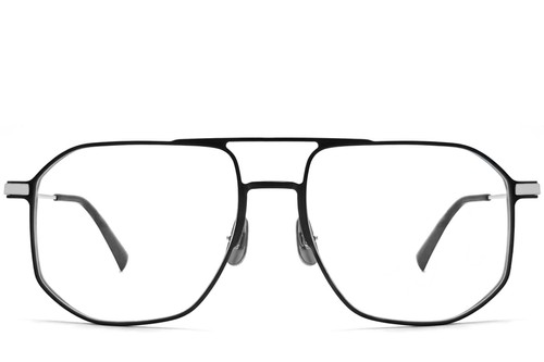 Lunettes aviateur en métal argenté #BS1025-0332