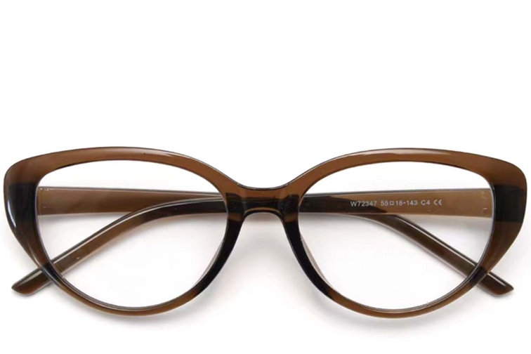 Oval Brown TR90 Glasses #BS0423-0009