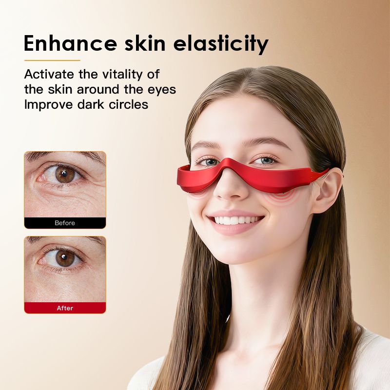 Red Light EMS Eye Massager - Revive Eyes, Daily Joy