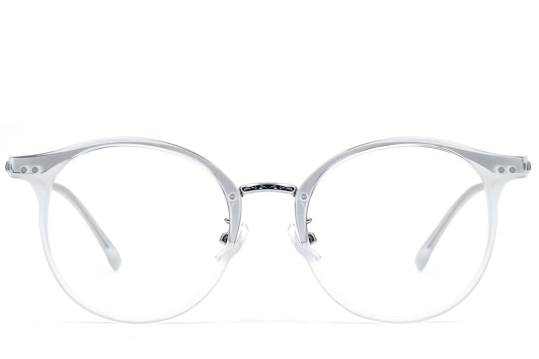 Ovale transparente TR90-Brille #BS0406-0537