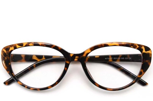 Oval Tortoiseshell TR90 Glasses #BS0423-0010