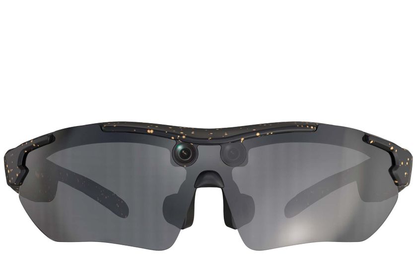 G6 Semi-rimless Black TR90 Smart AI Sunglasses #BS0705-0009