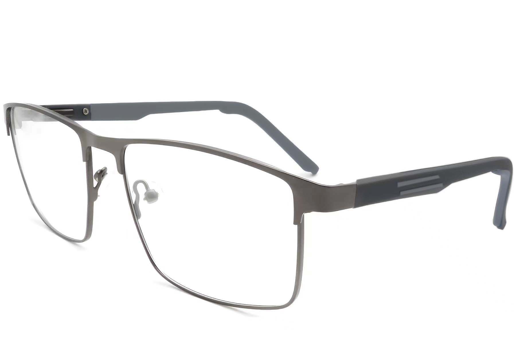 Rectangular Black Metal Glasses #BS2425-0366