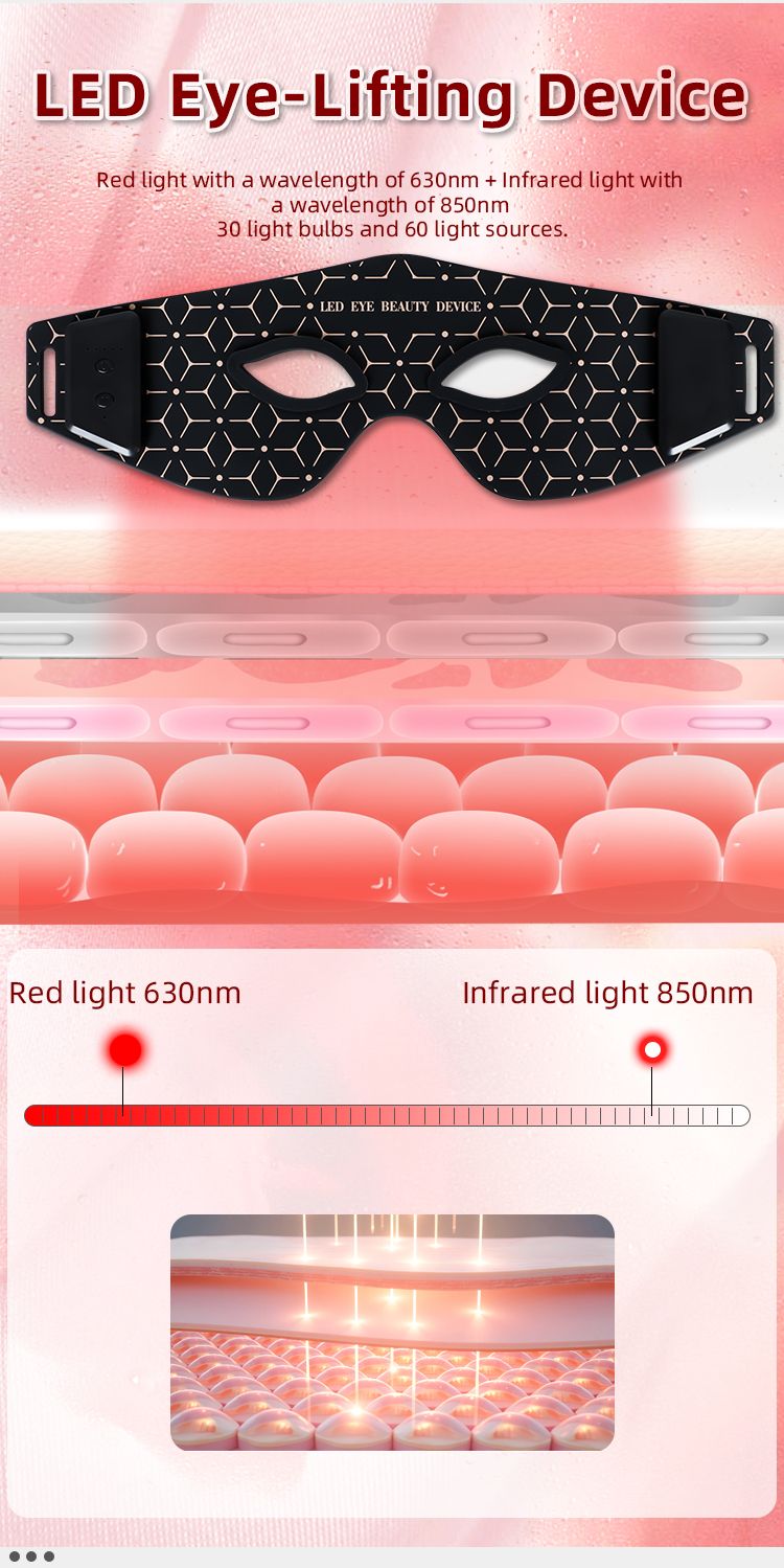 LED Red Light Therapy Eye Mask | Anti-Aging Beauty Device