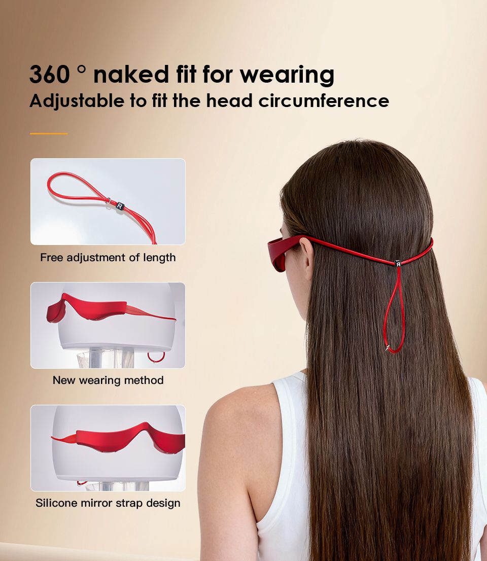 Red Light EMS Eye Massager - Revive Eyes, Daily Joy