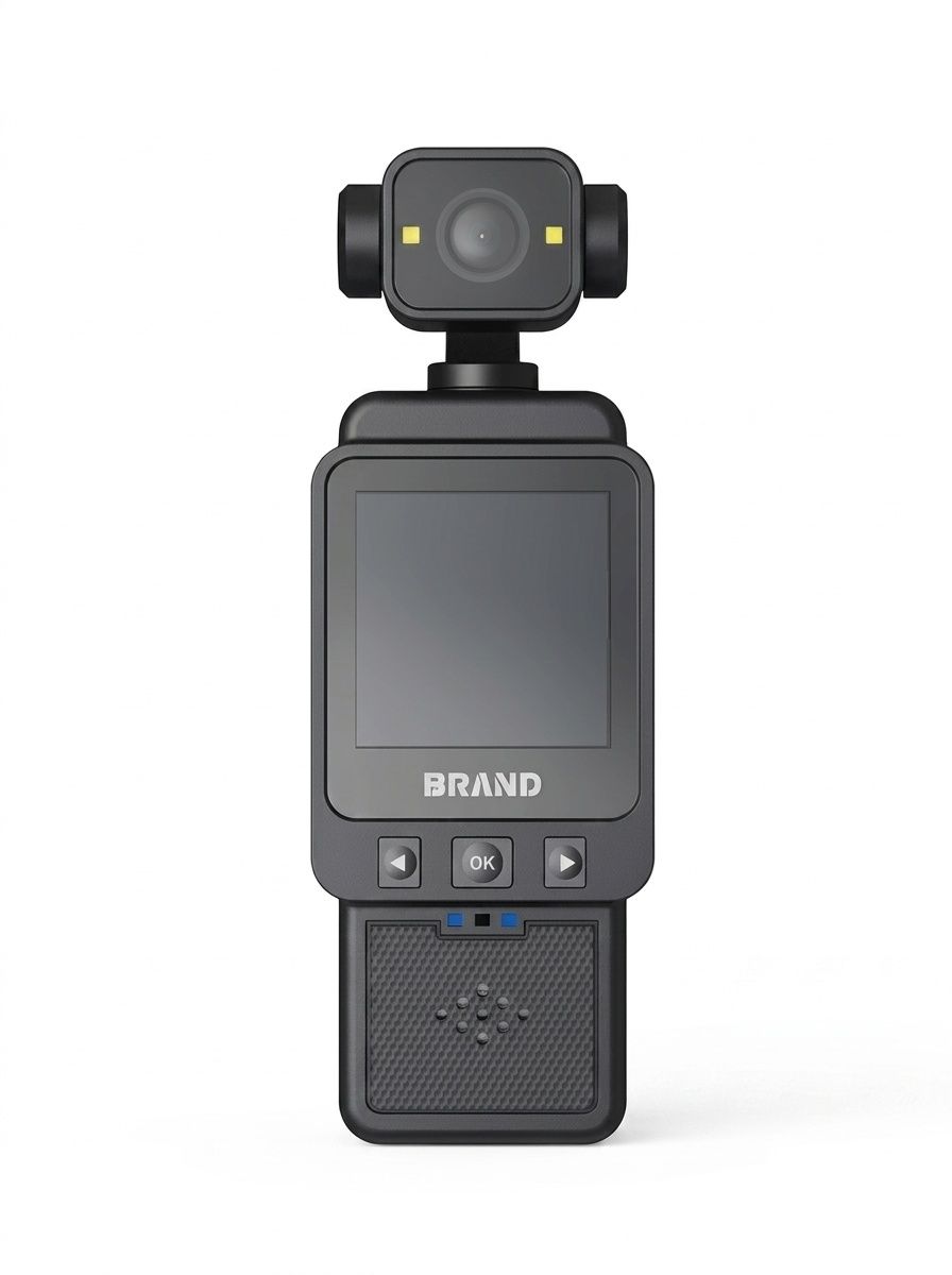 Tragbarer 1080P HD Mini-Kamerarekorder mit WLAN-Konnektivität, Bildstabilisierung und 1,6-Zoll-Display