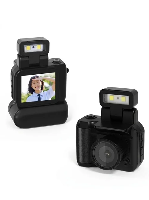 Compact HD Digital Camera 1080P Video with Built-in Flash, Advanced CMOS Sensor, 1-Week Battery Life