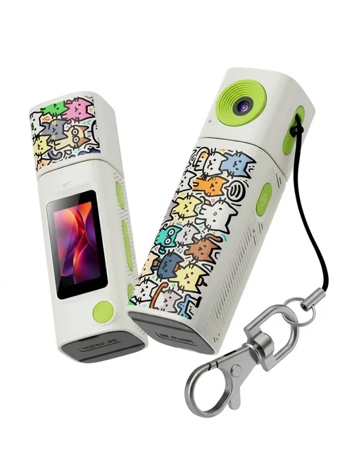 G10 2K Mini Action Camera with 230° Rotating Lens, TFT Screen, Fast Type-C Charging, Compact Portable