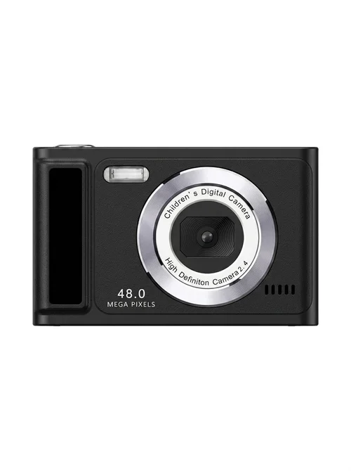 Kids 48MP Digital Camera 1080P Video Recorder, 2.4-Inch IPS Screen, Built-in Games & Music, 400mAh Battery