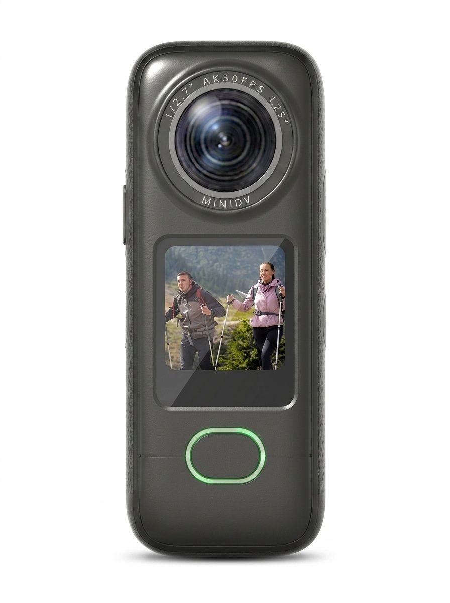 M3 4K Action Camera with 1.4-Inch Touch Screen, WiFi Sharing, IPX6 Waterproof, 3.5 Hours Battery Life
