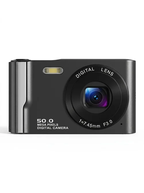 50MP Digital Camera 4K Video Point and Shoot, 16X Zoom, 2.8-Inch HD Screen, 120 Minutes Battery Life