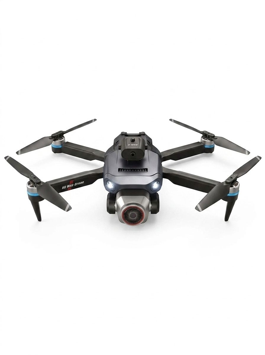 K6 Max Drone with 4K Camera, GPS Positioning, Screen-Equipped Remote Control, Brushless Motor, Obstacle Avoidance