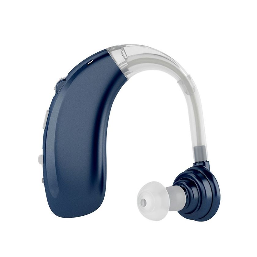 A-360B Blue Bluetooth Hearing Aid with 50H Battery & 3 Noise Modes - 6 Volume Levels #26240008