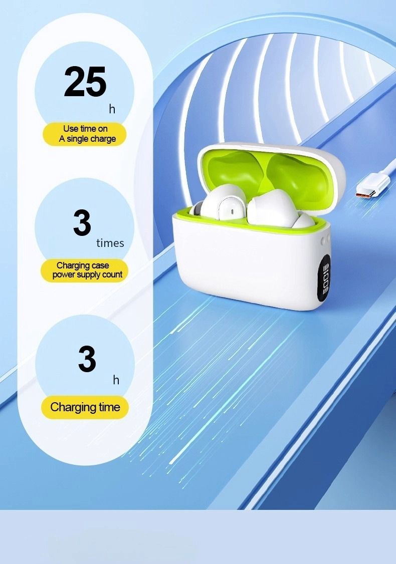 A-383 Pair White Easy Touch Hearing Aids LED Battery Display Rechargeable #26240013