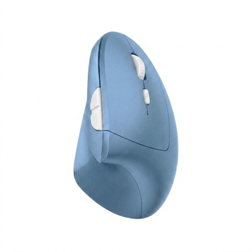Ergonomic Vertical Mouse, Tri-Mode 2.4G/BT 5.3/Wired, 4800 DPI, Silent Click, Rechargeable - Elite Series