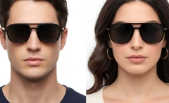 Aviator Tortoiseshell Plastic Sunglasses #BS2503-0292