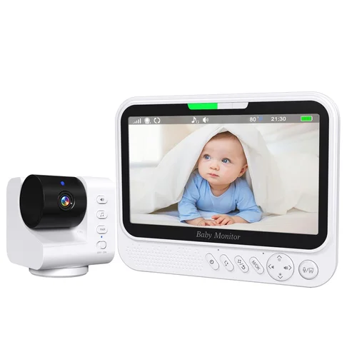 7'' Large Screen Baby Monitor with Pan/Tilt - 300M Range #19250003