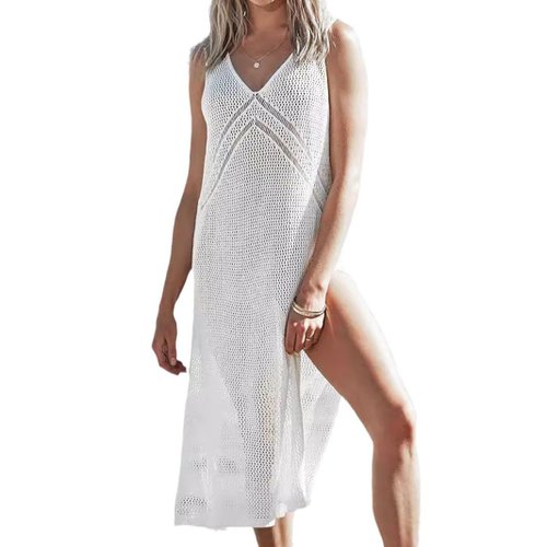 Strickweste Damen Strandkleid Sommer SSU-00052