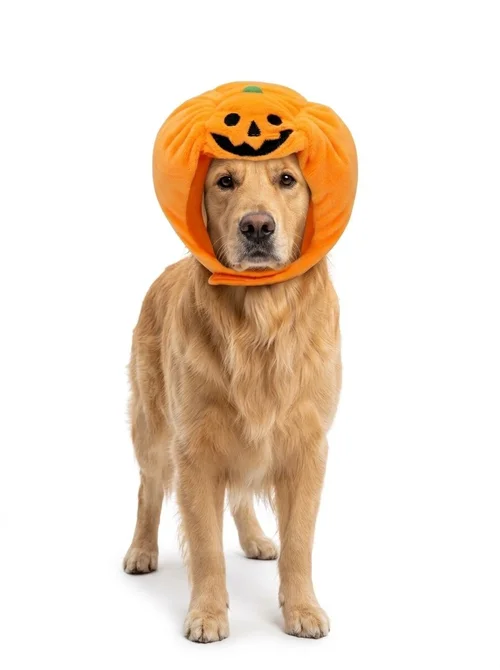 Halloween Pumpkin Pet Hat Costume Headwear