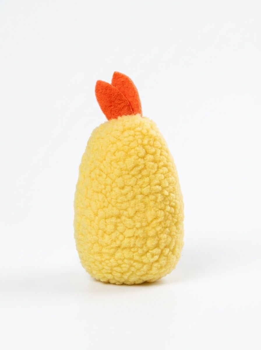 Plush Fried Shrimp Squeaky Dog Toy