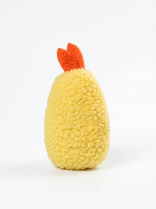 Plush Fried Shrimp Squeaky Dog Toy