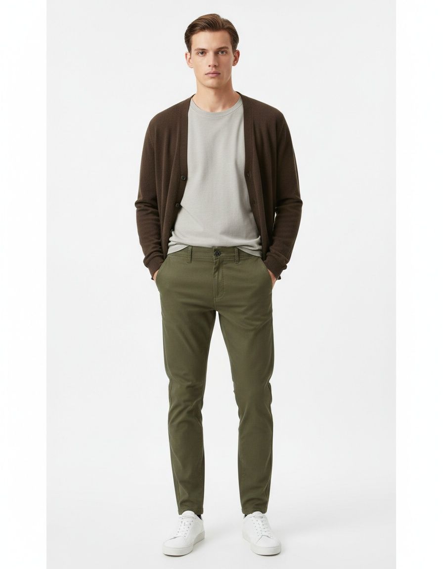 Pantaloni da uomo traspiranti, ideali per l'autunno e l'inverno, perfetti per un look business casual.