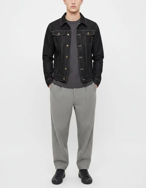 Giacca di jeans da uomo slim fit autunno/inverno