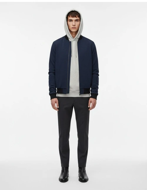 Men's Lightweight Baseball Collar Autumn Winter Business Casual Jacket