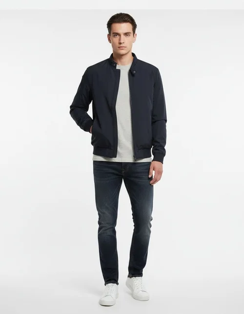 Giacca da uomo leggera, slim fit, elegante e casual, perfetta per la primavera e l'autunno.