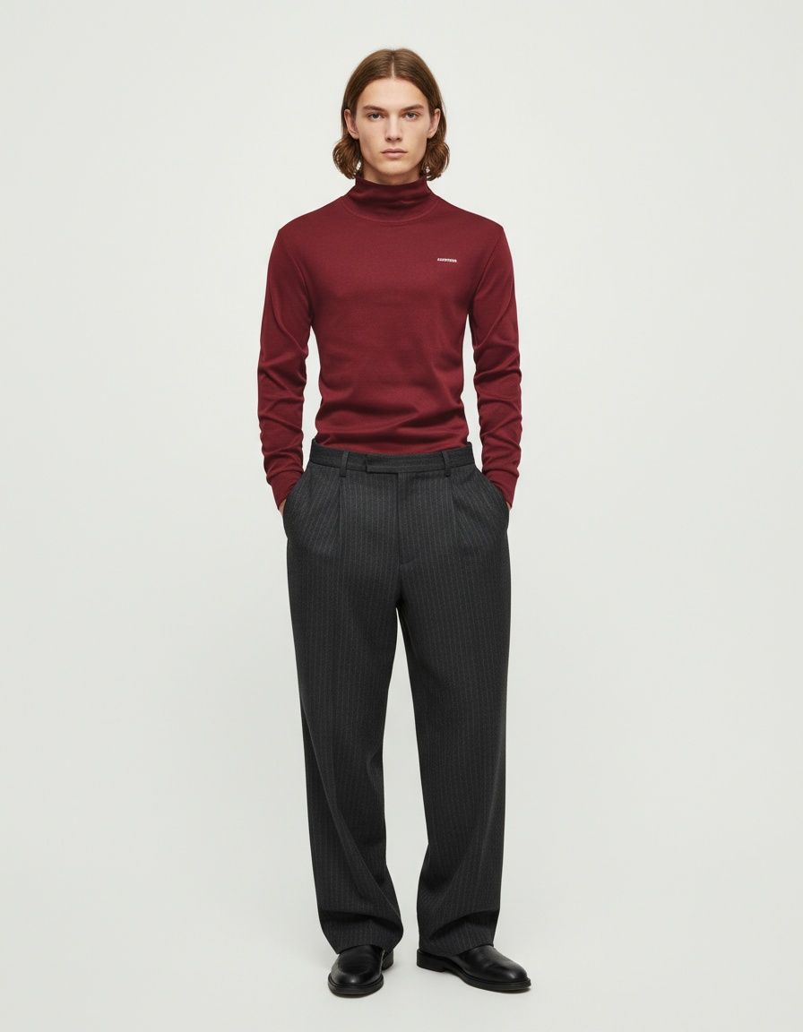 Antibacterial and Skin-Friendly Casual Men's Autumn Base Layer Shirt