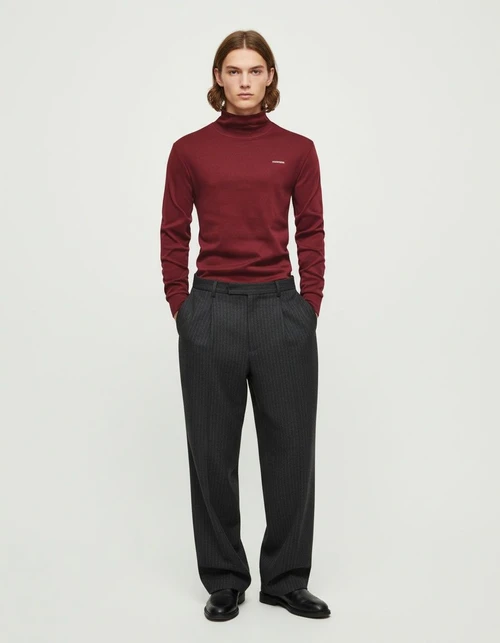 Antibacterial and Skin-Friendly Casual Men's Autumn Base Layer Shirt