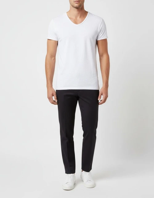 V-Neck Breathable Summer Men's T-Shirt