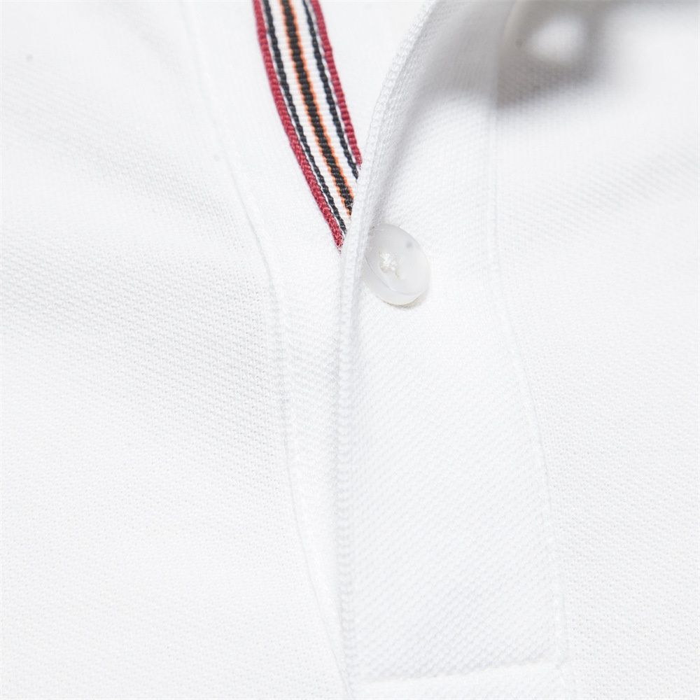Breathable Short-Sleeve Men's Polo Shirt with Deer Embroidery