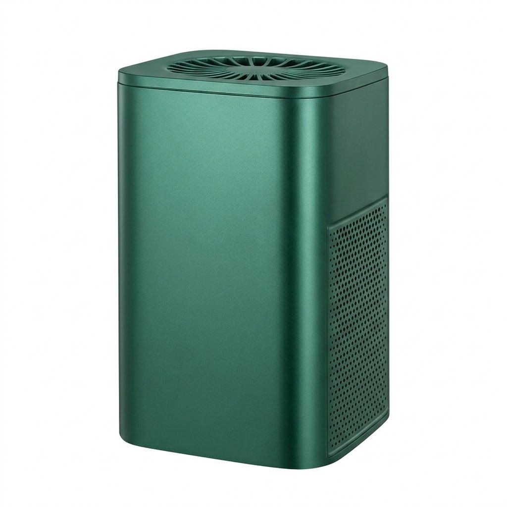 Portable HEPA Air Purifier with Dual Active Carbon Filter, Quiet ≤30dB Operation, USB Powered Compact Air Cleaner for Home, Office & Spaces up to 42m²