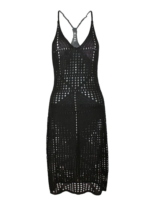 Knit Sweater Cami Dress - Casual Spring Summer